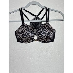 Victoria Secret Very Sexy Push Up Bra Size 32 C Cheeta Print